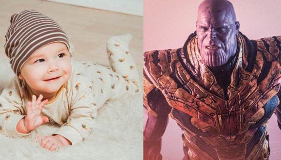 Padres de Reino Unido nombraron Thanos a su bebé. (Foto: Composición)