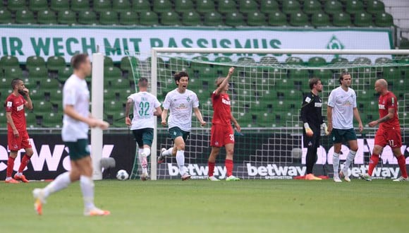 Werder Bremen anotó tres goles en menos de 30 minutos ante Colonia (Foto:Getty Images)