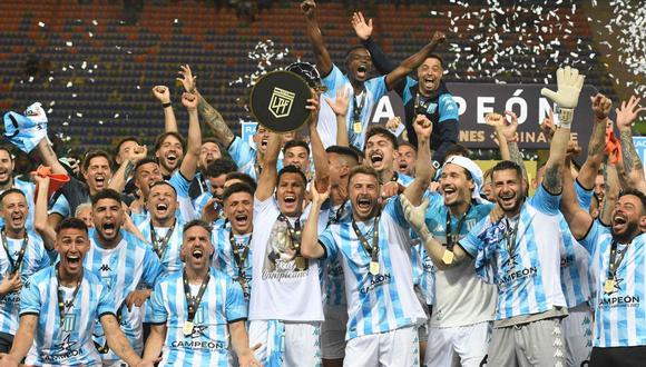 Racing ha ganado los dos últimos títulos del fútbol argentino. (Foto: Agencias)