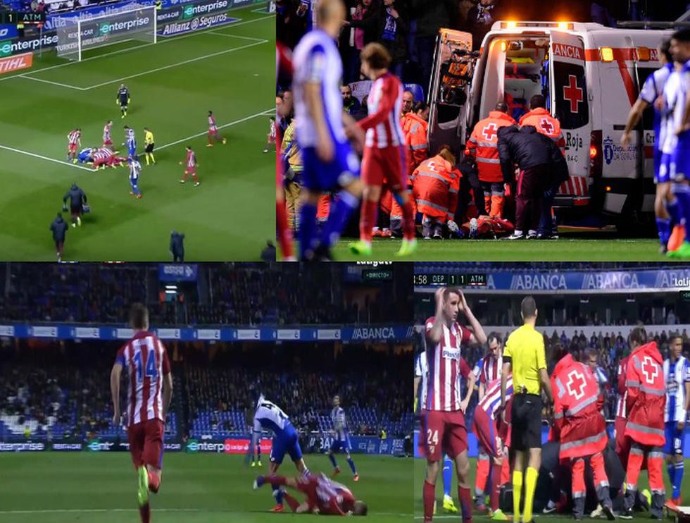 Las imágenes del KO que sufrió ante el Deportivo La Coruña.