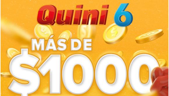 Quini 6 de la Lotería de Santa Fe de hoy: sorteo y resultados del miércoles 15 de junio. (Foto: @quini6.oficial).