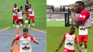 Perú vs. Ecuador: Jefferson Farfán se estrenó como fotógrafo y otras divertidas imágenes del entrenamiento