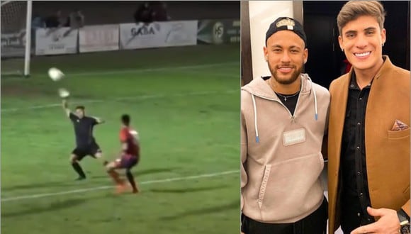 El mejor gol como futbolista de Tiago Ramos, el nuevo padrastro de Neymar. (Foto: Instagram)