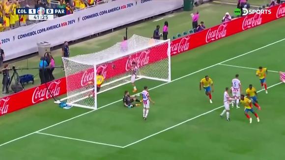 Gol de Jefferson Lerma para el 2-0 de Colombia vs Paraguay por la Copa América 2024. (Vídeo: DSports).