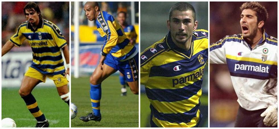 Figuras del fútbol que pasaron por Parma. (Getty)