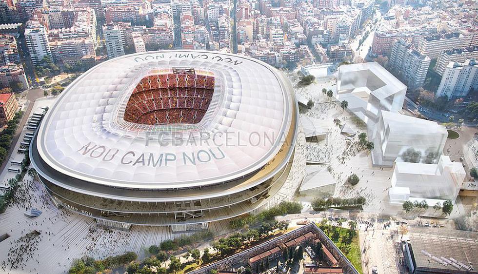 El Camp Nou del Barcelona fue inaugurado en 1957 y alberga 99,354 mil espectadores (FCB).