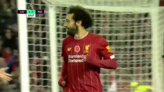 ‘Mo’ lo empieza  a liquidar: Salah marca de cabeza el 2-0 de Liverpool ante Manchester City [VIDEO]