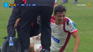 Universitario: Diego Guastavino se lesionó en su regreso y es duda para el clásico