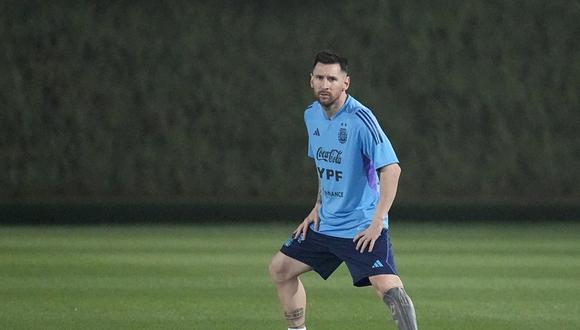 Lionel Messi entrenó con normalidad con la Selección Argentina. (Foto: AP Photo/Jorge Saenz)