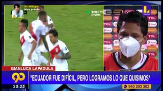 Gianluca Lapadula tras empate contra Ecuador: “Fue un partido muy difícil”