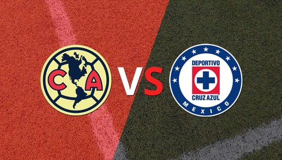 Comenzó el segundo tiempo y Club América está empatando con Cruz Azul en el estadio Azteca