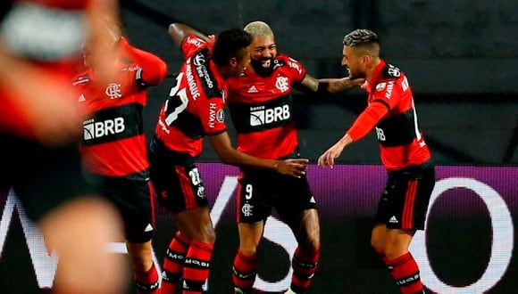 En Asunción, Olimpia cayó ante Flamengo por la ida de cuartos de final de la Copa Libertadores. (Foto: EFE)