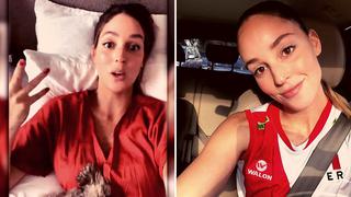 Ex voleibolista Raffaella Camet pasó gran susto al padecer de COVID-19: “Se me inflamó el estómago”