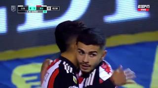 Un gol para comenzar: Matías Suárez puso el 1-0 ‘Millonario’ en el River vs. Gimnasia [VIDEO]
