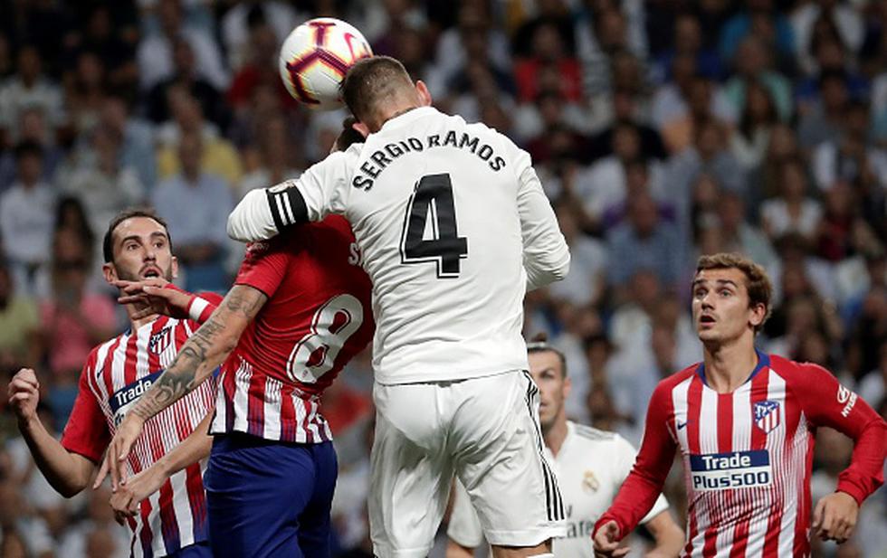 Real Madrid vs. Atlético de Madrid: empataron 0-0 en el Santiago Bernabéu. (Getty)