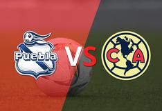Al comienzo del segundo tiempo Puebla y Club América empatan 1-1