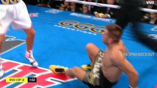 ¡Al suelo! Derevyanchenko cayó tras combinación de golpes de Golovkin en el Madison Square Garden [VIDEO]