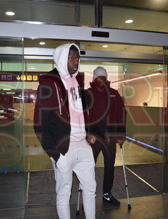 Dembélé ya está en Barcelona para continuar con su recuperación.