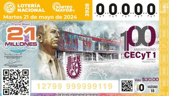Resultados Sorteo Mayor, martes 21 de mayo: ver números ganadores y premios. (Foto: Lotería Nacional).