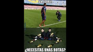 Furor en redes sociales: los memes más virales de Yerry Mina y sus primeros días como crack de FC Barcelona