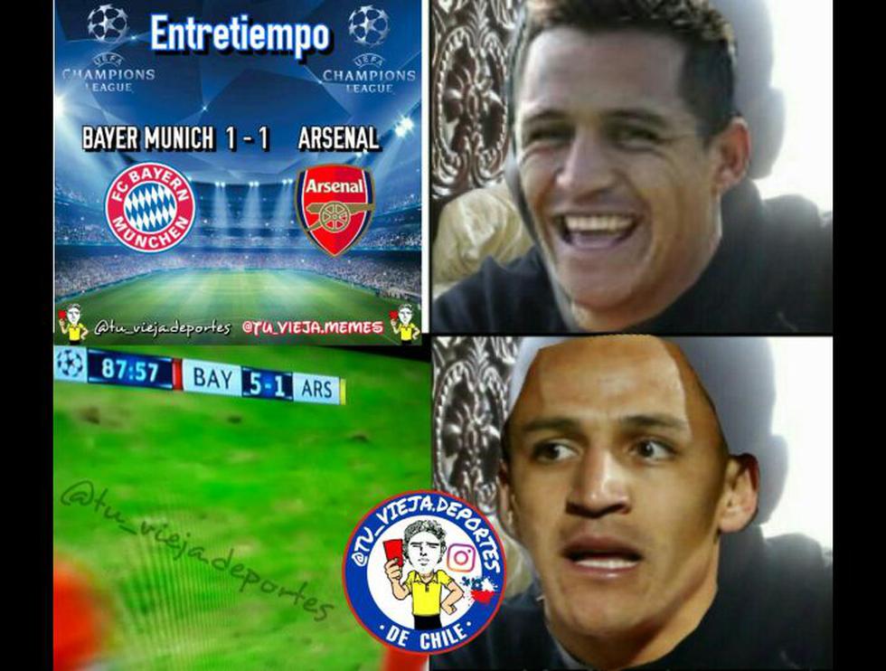 Arsenal vs. Bayern Munich: los memes de Alexis Sánchez, Arturo y las burlas a Arsene Wenger