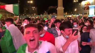 Italia: Así se vivió el primer gol de la Euro 2021
