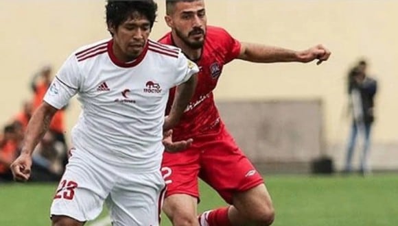 Mimbela juega en Tactor FC del fútbol iraní. (Foto: Internet)