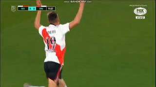 ‘Hat-trick’ semanal: Braian Romero anota el 1-0 de River vs Unión por la Liga Profesional [VIDEO]