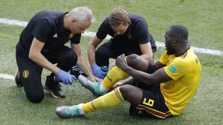 Sufre Bélgica: Lukaku se lesionó y es duda para enfrentar a Inglaterra
