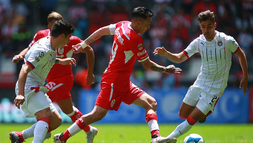 Chivas y Toluca igualaron 2-2 por la fecha 3 del Apertura 2018 de Liga MX. (Getty Images)