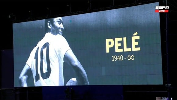 El estadio José Zorrilla le rindió un homenaje a Pelé. (Foto: Captura de ESPN)