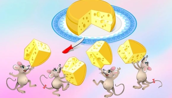 ¿Puedes identificar qué ratón robó el queso en la imagen en 11 segundos? (Brightside.me)