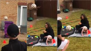 Reto fallido: niño golpeó en la cara a su hermana con una pelota y es viral en Instagram [VIDEO]