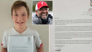 Un gesto muy noble: Klopp responde carta a niño que estaba nervioso por cambiar de colegio