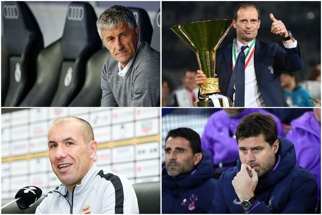 Los entrenadores top que se encuentran libres en el mercado. (Getty)
