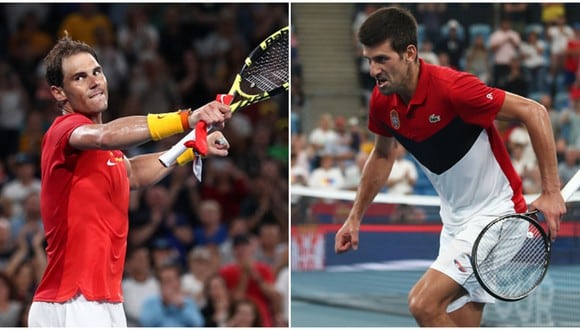 Rafael Nadal es el actual número uno de la ATP; Novak Djokovic, es el segundo. (Getty Images)