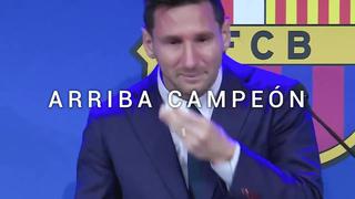 “Arriba campeón”: el emotivo video de AFA para motivar a Messi tras su salida del FC Barcelona [VIDEO]