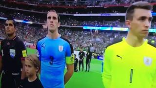 México vs. Uruguay: confunden himno charrúa con el de Chile en partido