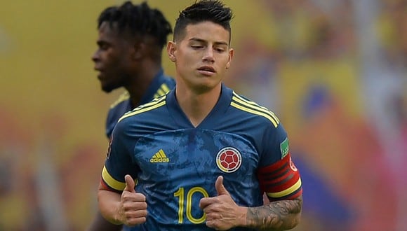 James Rodríguez ha sido desconvocado por la selección colombiana. (Foto: AFP)