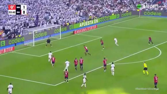 Jude Bellingham fue autor del segundo gol del partido entre Real Madrid vs. Osasuna, válido por la novena fecha de LaLiga