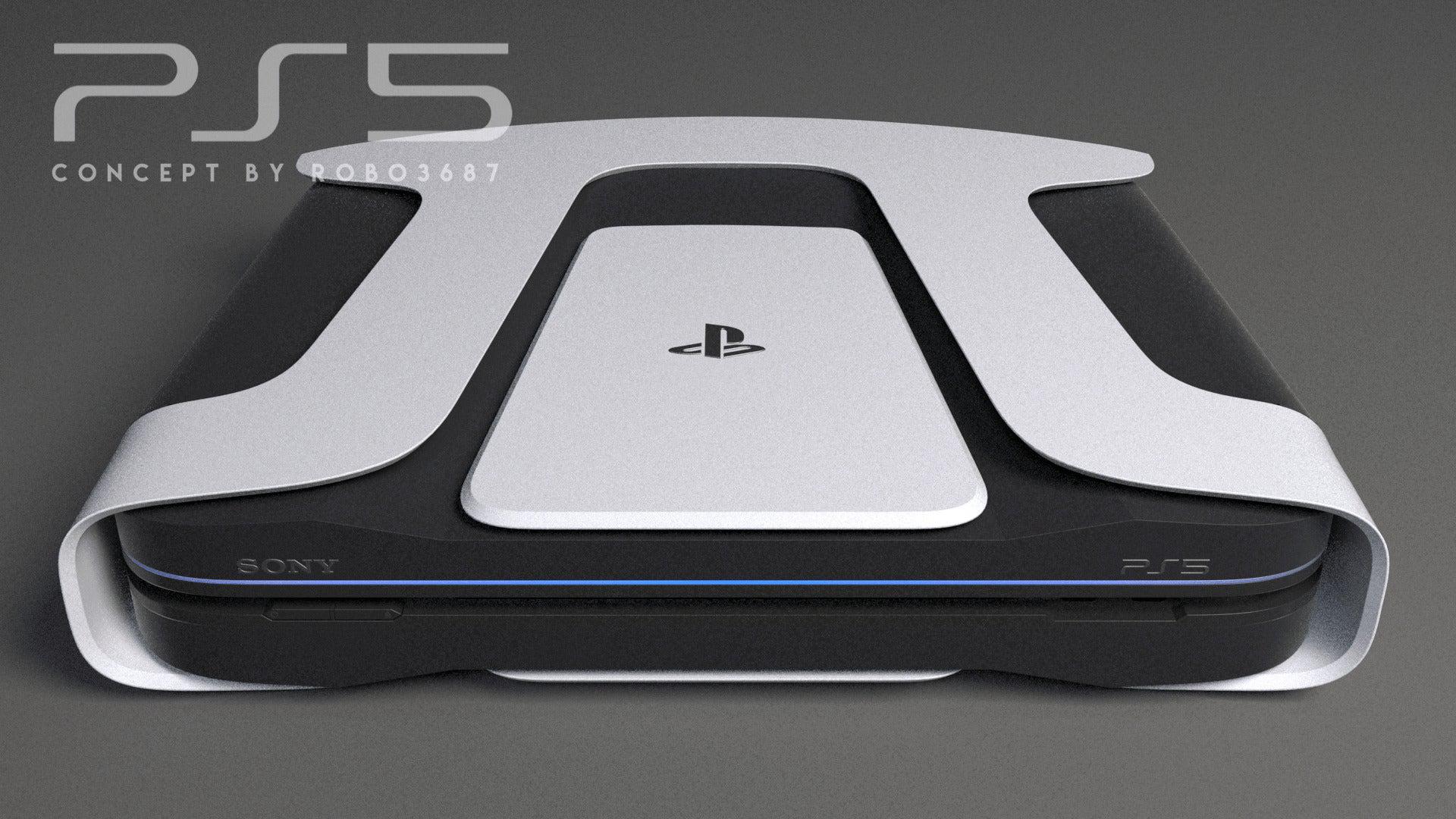 PS5: así se vería la PlayStation bajo el mismo diseño del mando DualSense. (Foto: Robo3687)