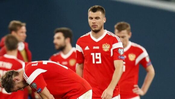 La selección rusa podría ser excluída del repechaje a Qatar 2022. (Foto: AP)