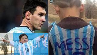 Lionel Messi cumplió sueño a niño afgano tras conmovedora foto en Twitter