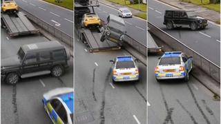 El escape más efectivo: camioneta y su gran maniobra para dejar atrás a los policías [VIDEO]