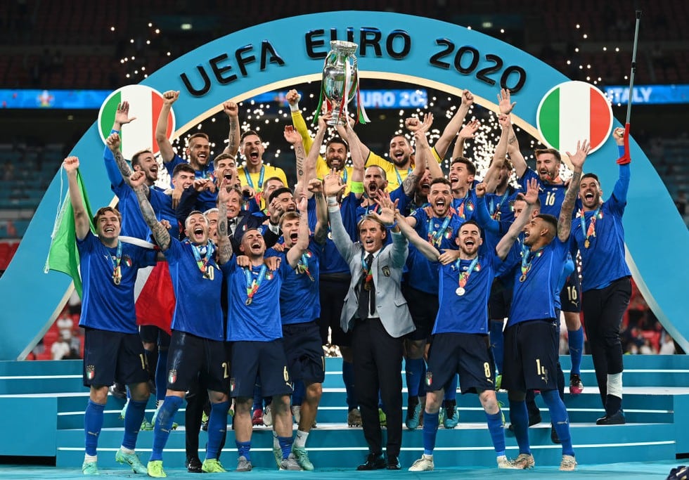Italia se coronó campeón de la Eurocopa 2021 al vencer a Inglaterra por tanda de penales. (Foto: Agencias)