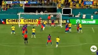 ¡Qué pase de Neymar! Casemiro anotó el 1-0 de un 'cabezazo' en el Colombia vs. Brasil en Miami [VIDEO]