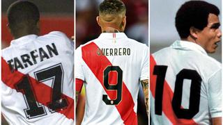 Selección Peruana: los futbolistas que más destacaron por número de camiseta