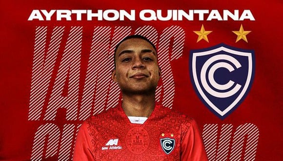 Quintana, de 20 años (categoría 2001), juega de lateral izquierdo. (Foto: Cienciano)
