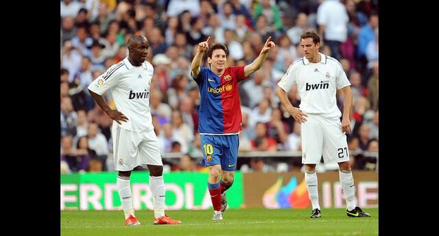 Lionel Messi firmó un doblete aquel día en el Bernabéu. (Foto: AFP)
