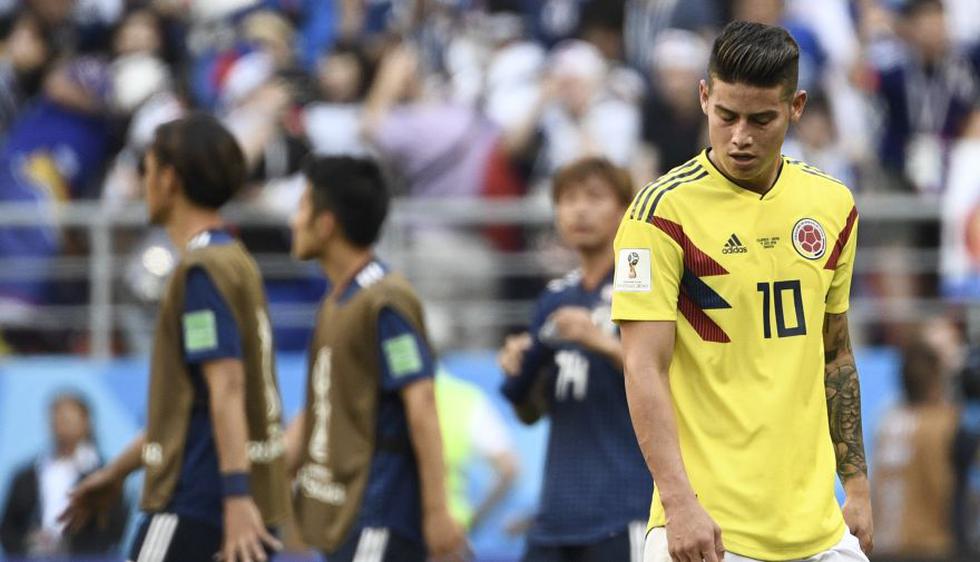 La decepción de Colombia detrás de la celebración de Japón. (Fotos: agencias)